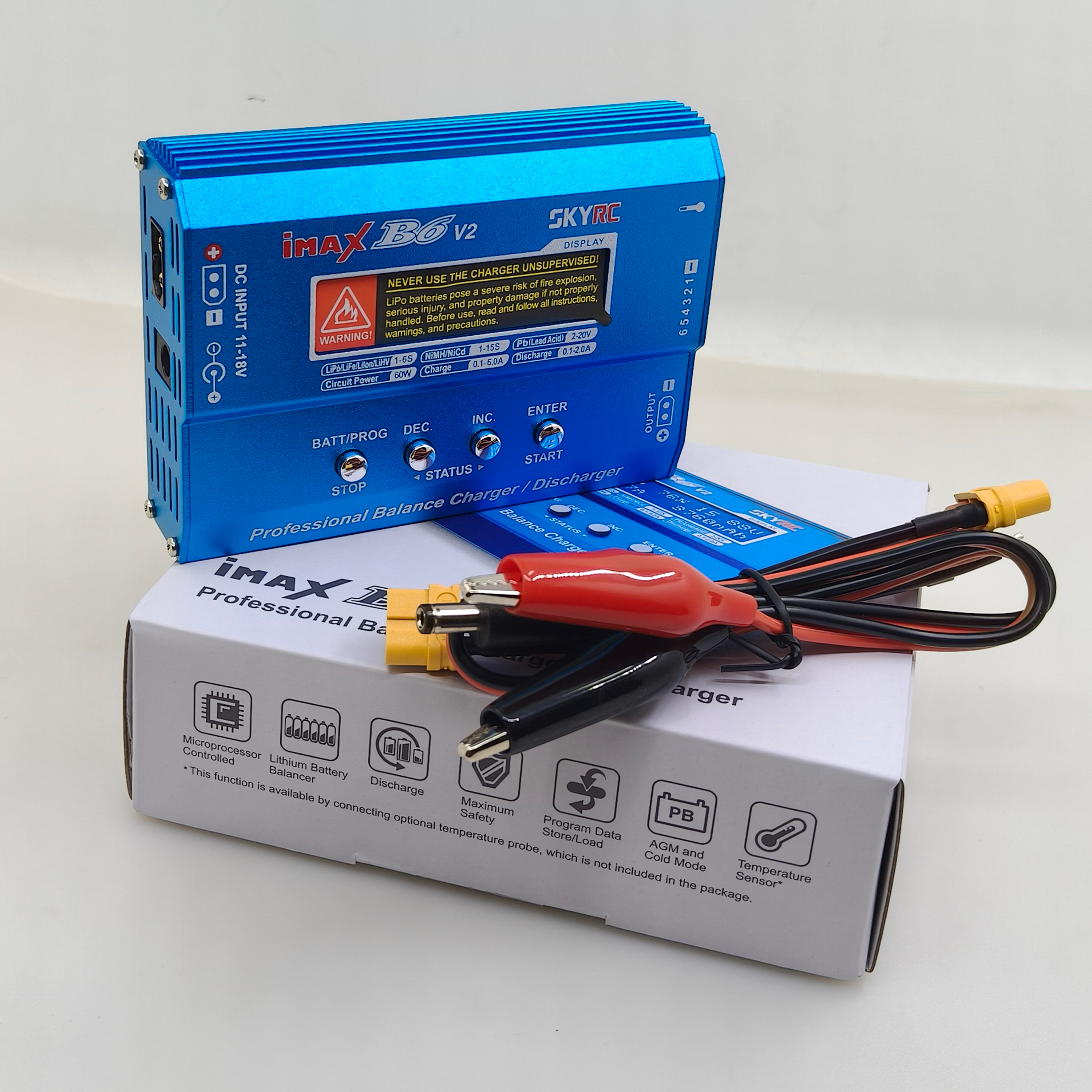 Drone Battery Charger - IMAX B6 / B6AC 80W T/XT60plug