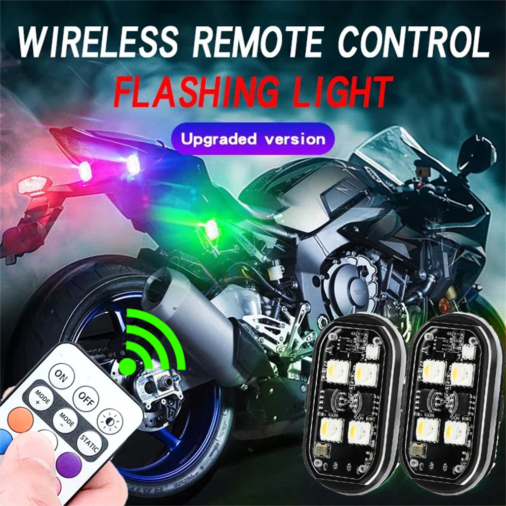 Drone Strobe Light - 2/4/6pcs Wireless Remote Control LED Strobe