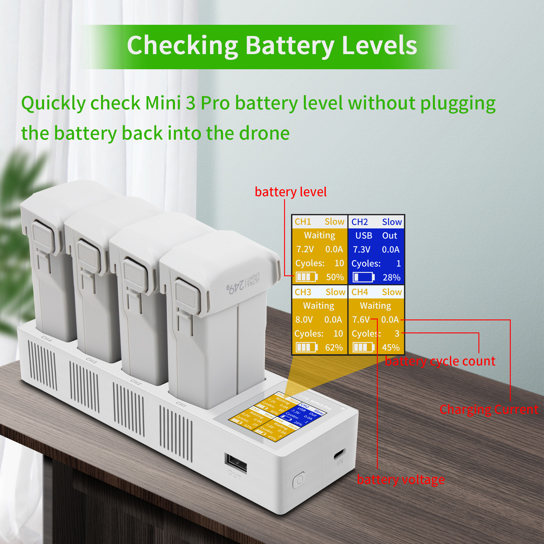 4in1 3in1 Battery Charging Hub - Drone Charging Hub 评论和价格