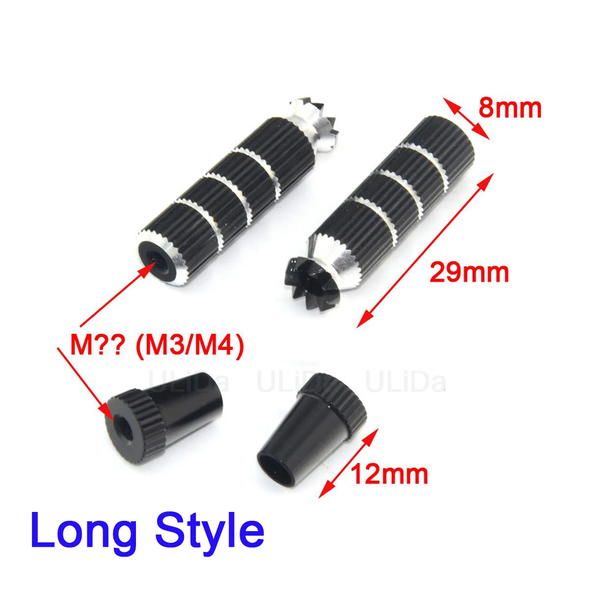 2 PCS Aluminum RC Rocker Head  - Drone Control Stick 评论和价格