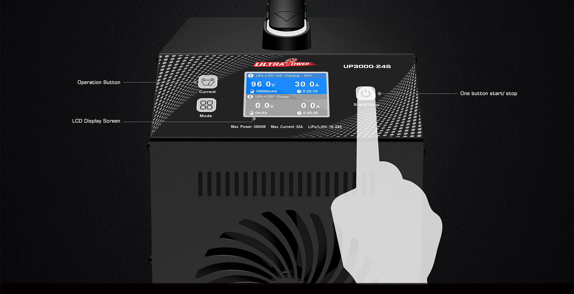ULTRAPOWER UP3000-24S 3000W 30 - Drone Battery Charger 评论和价格
