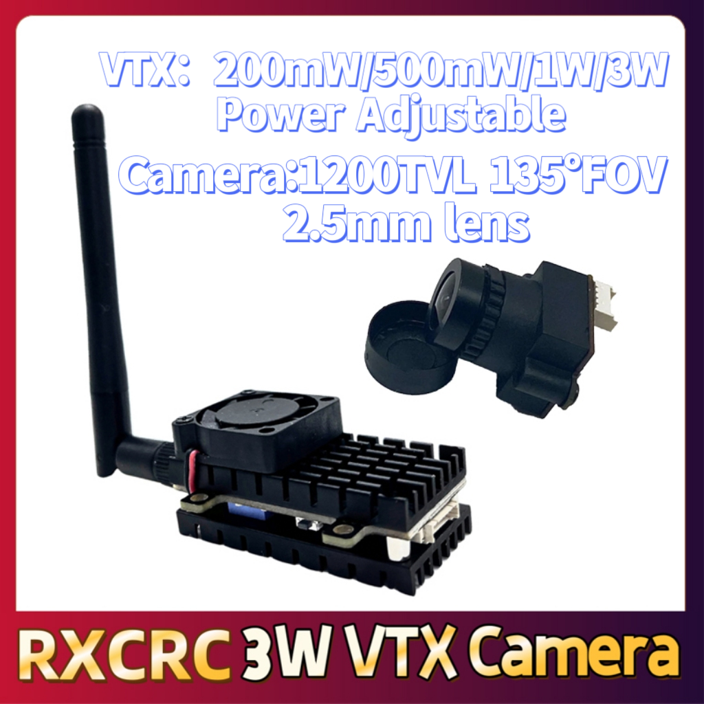 RXCRC 5.8G 3W Video VTX transm - Drone Controller Screen 评论和价格
