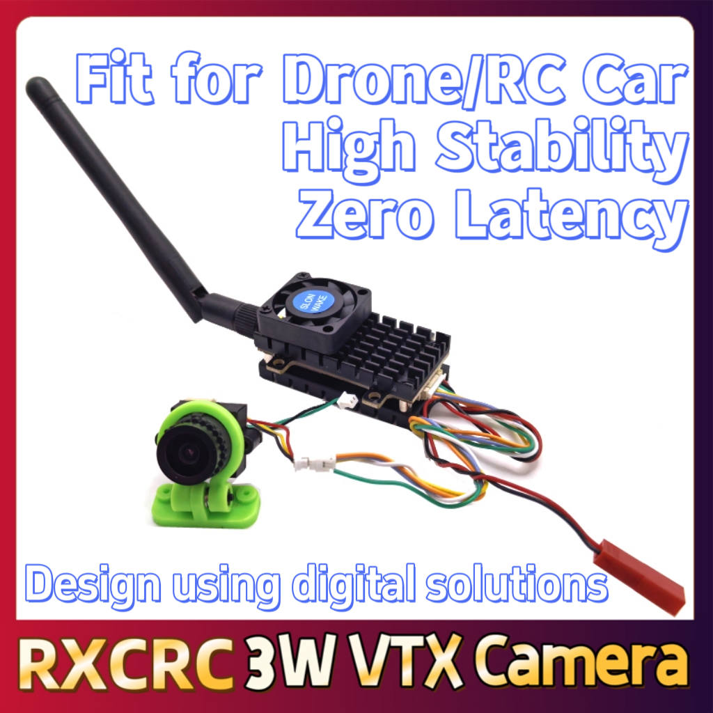 RXCRC 5.8G 3W Video VTX transm - Drone Controller Screen 评论和价格