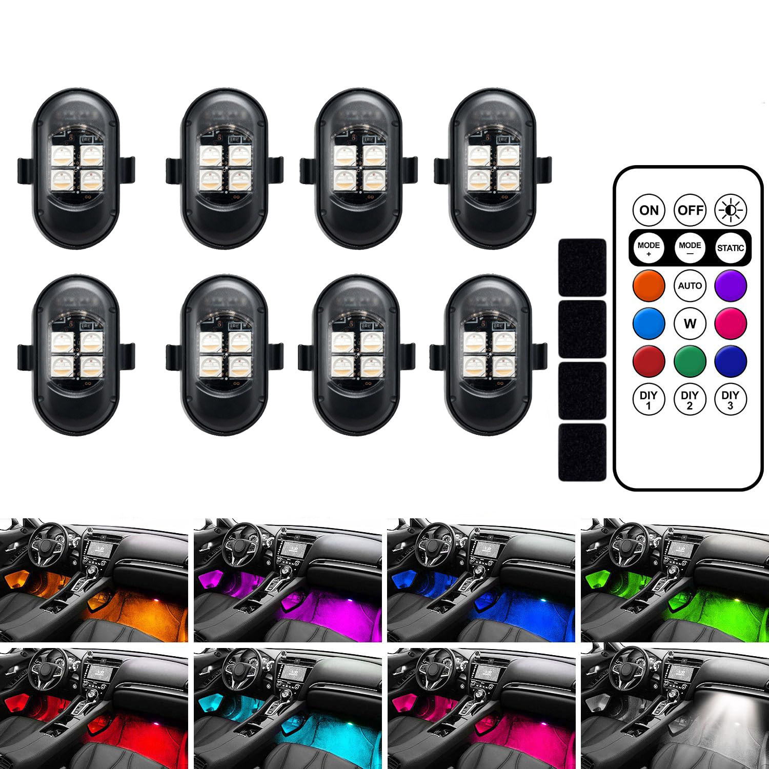 Upgraded 4LEDs Wireless LED St - Drone Strobe Light 评论和价格