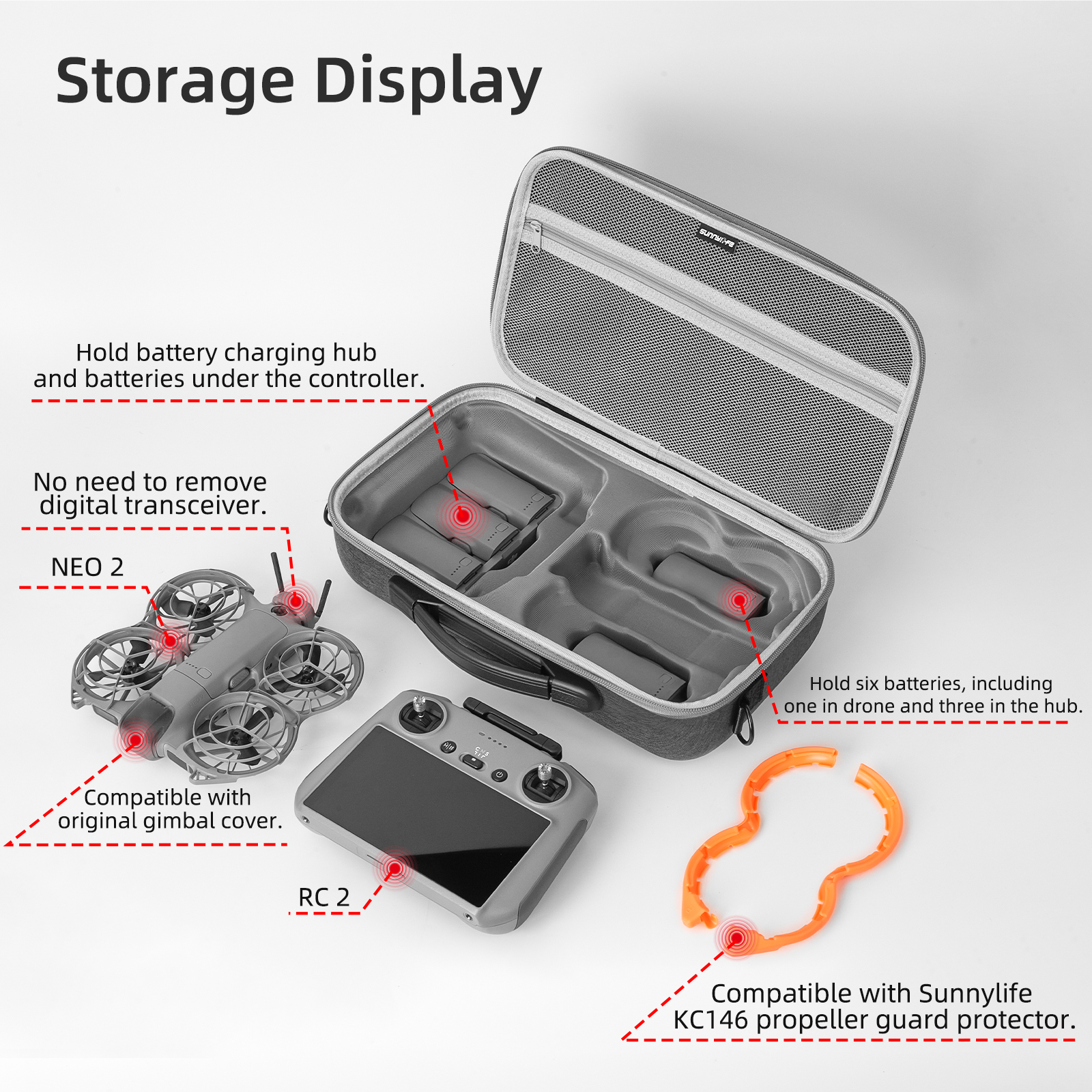 Portable Carrying Case For DJI - Drone Controller Hood 评论和价格