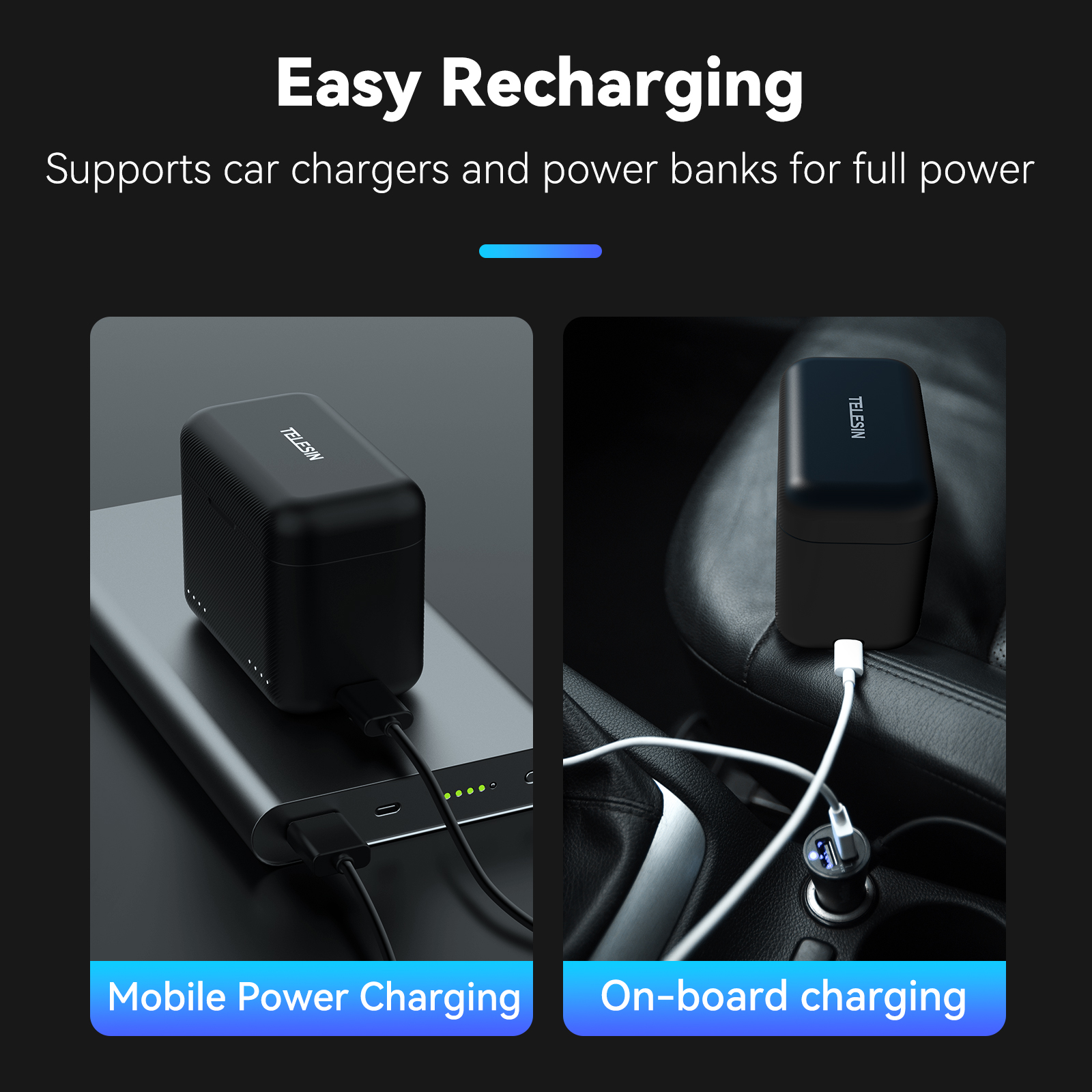 TELESIN For Insta360 X3 X4 Bat - Drone Charging Hub 评论和价格