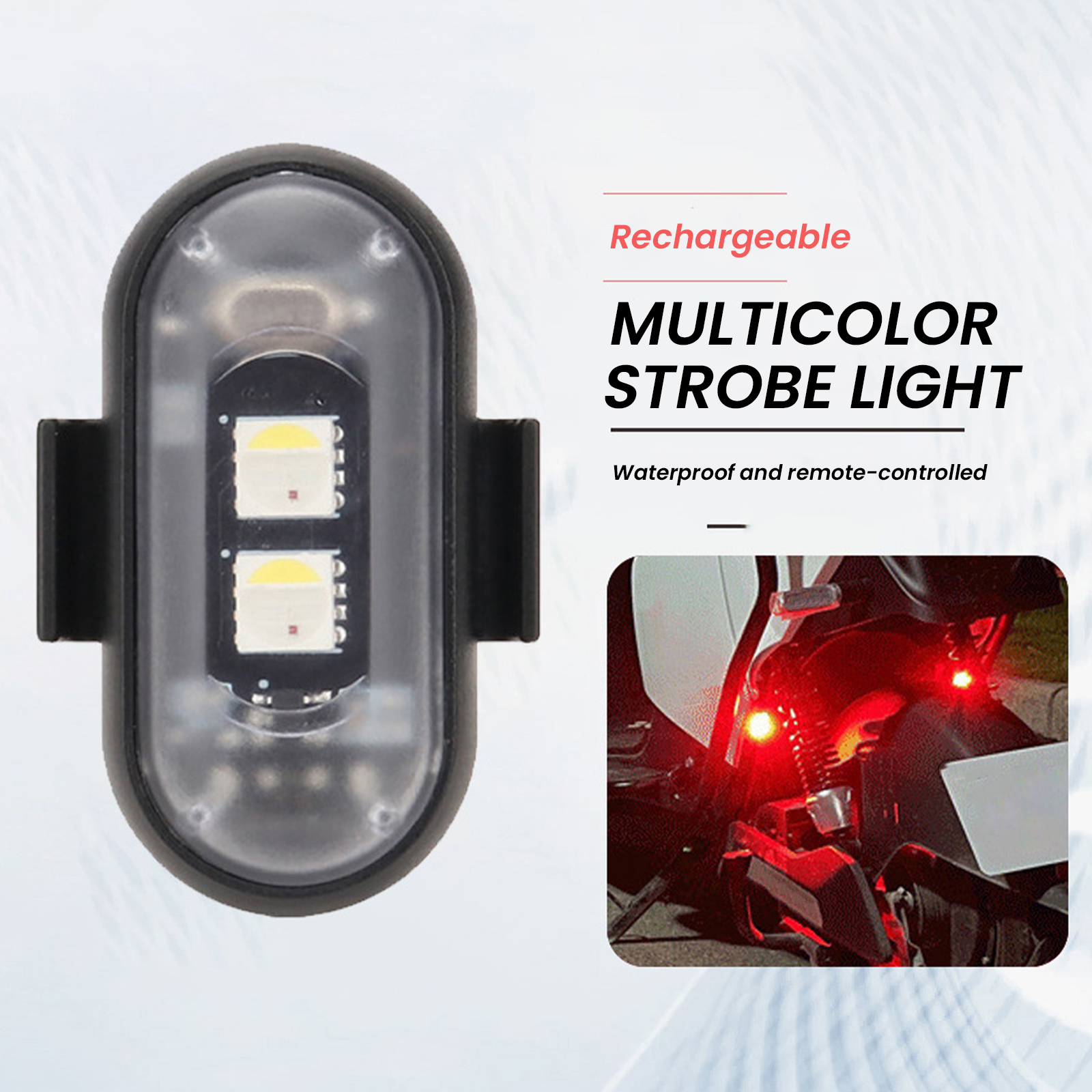 2/4/6PCS Wireless LED Strobe L - Drone Strobe Light 评论和价格