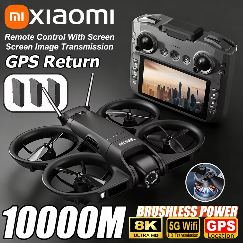 Xiaomi Z906 Drone 8K Aerial HD - Drone Controller Screen 评论和价格