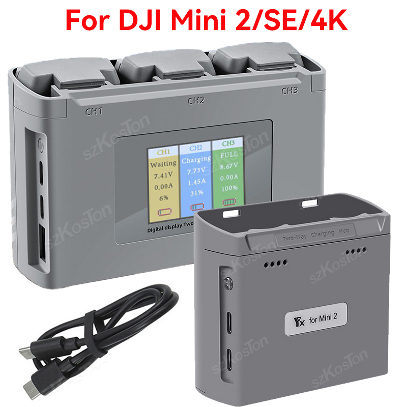 For DJI Mavic Mini 2/SE Mini 4 - Drone Charging Hub 评论和价格