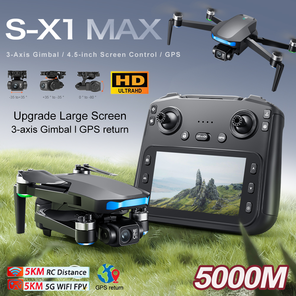 New S-X1 MAX Drone GPS 8K Prof - Drone Power Bank 评论和价格