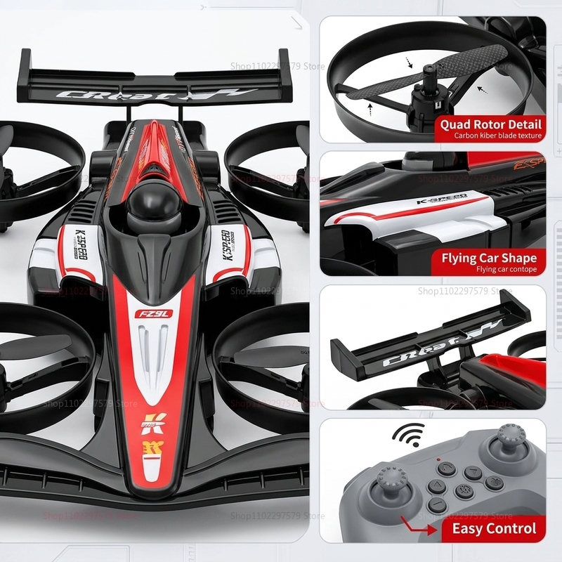 Mini RC Flying Car Transformab - Drone Control Stick 评论和价格