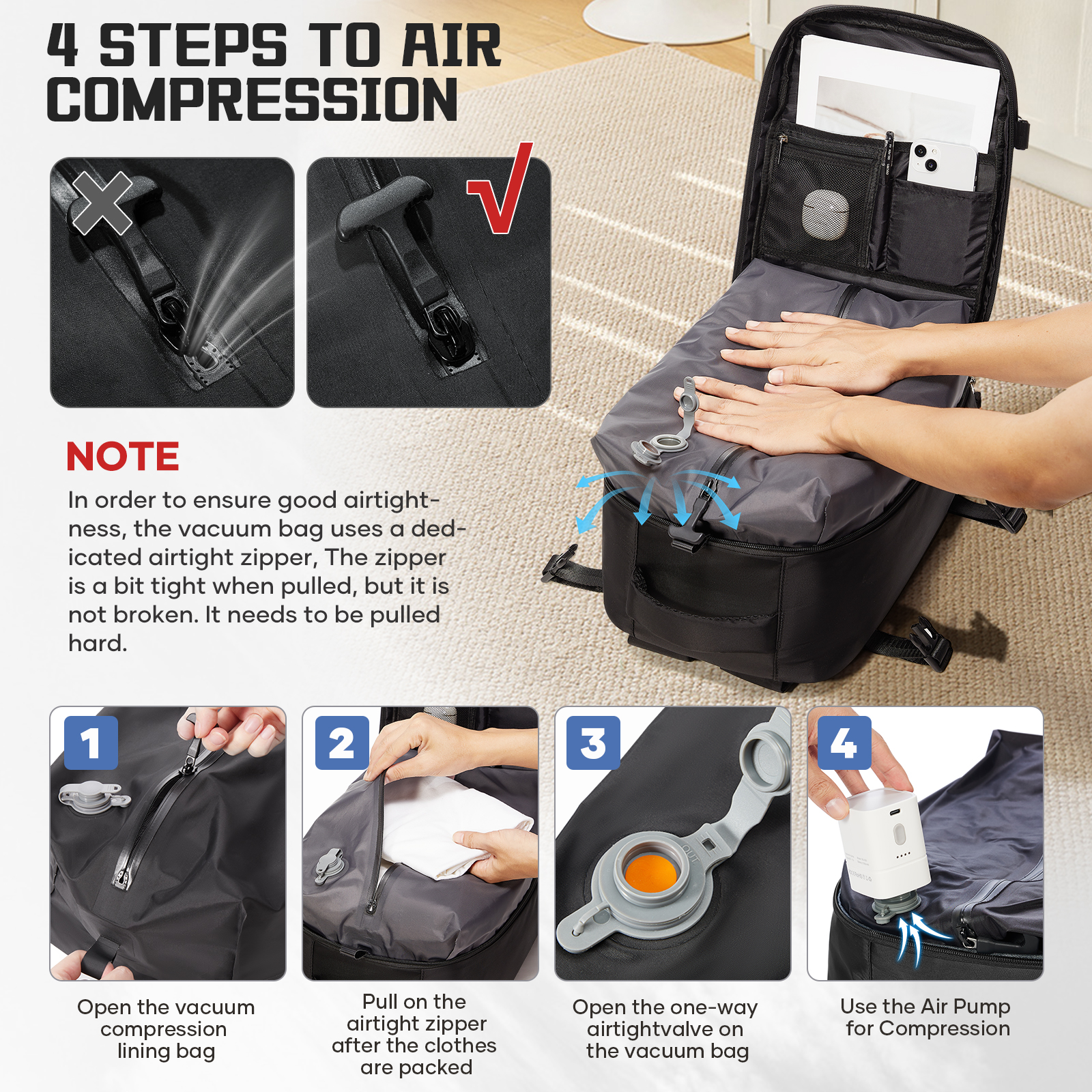 Women Backpack Vacuum Backpack - Drone Backpack 评论和价格