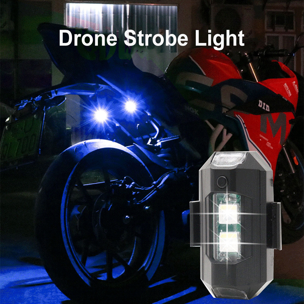 Motorcycle LED RGB Warning Lig - Drone Strobe Light 评论和价格
