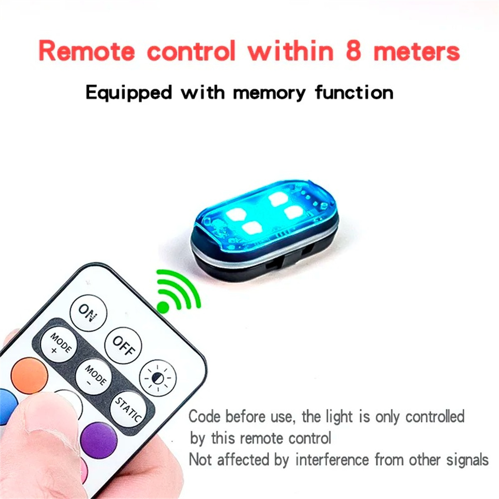 2/4/6pcs Wireless Remote Contr - Drone Strobe Light 评论和价格